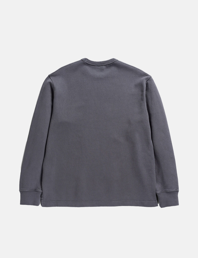 Norse Projects Fraser Tab Series Crew Sweat-shirt - Aimant Gris