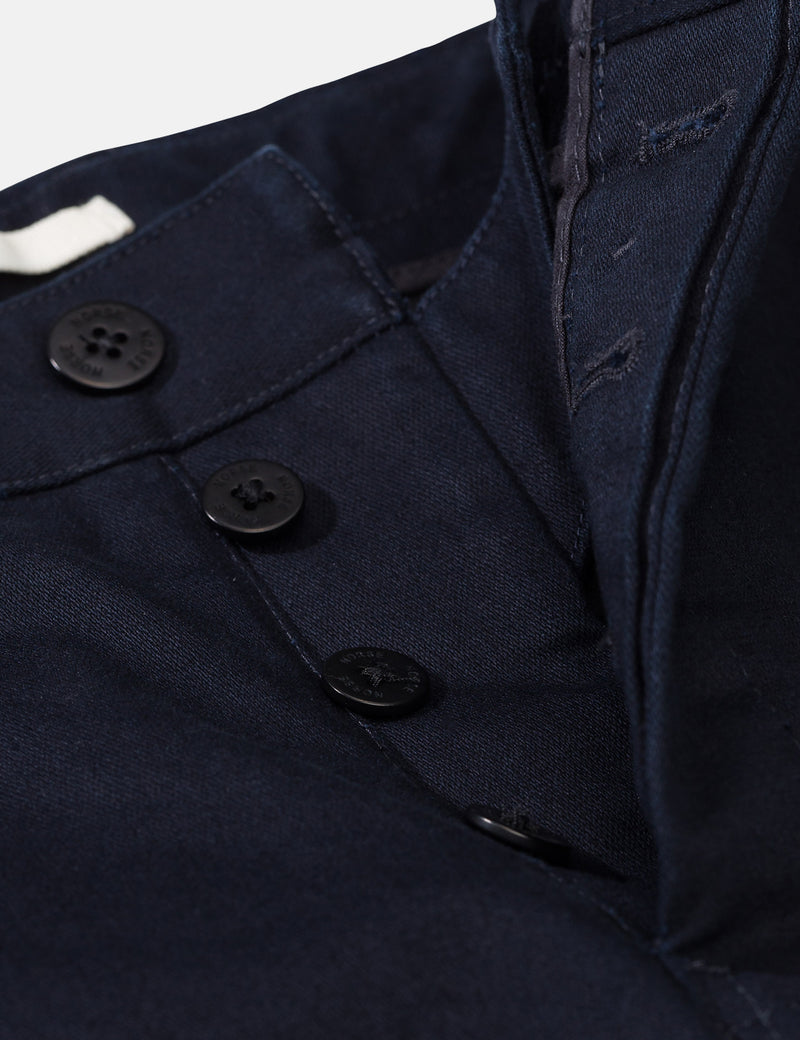 Norse Projects Aros Heavy Chino (Regular Fit) - Dark Navy Blue