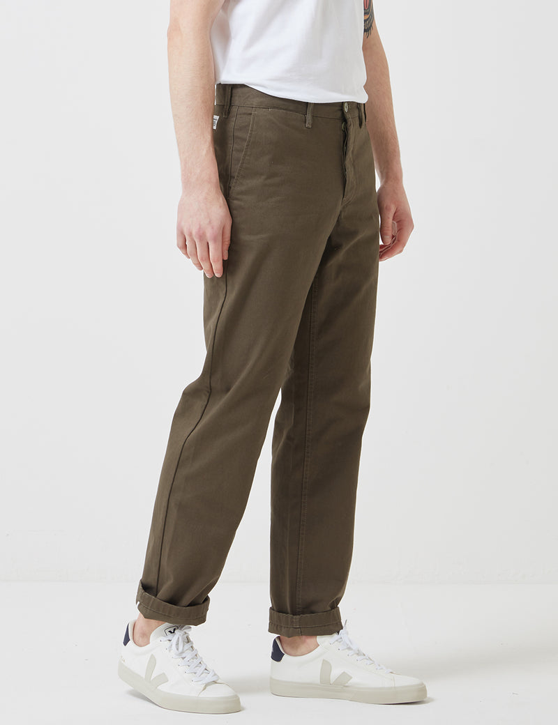 Norse Projects Aros Heavy Chino (Coupe Régulière) - Ivy Green