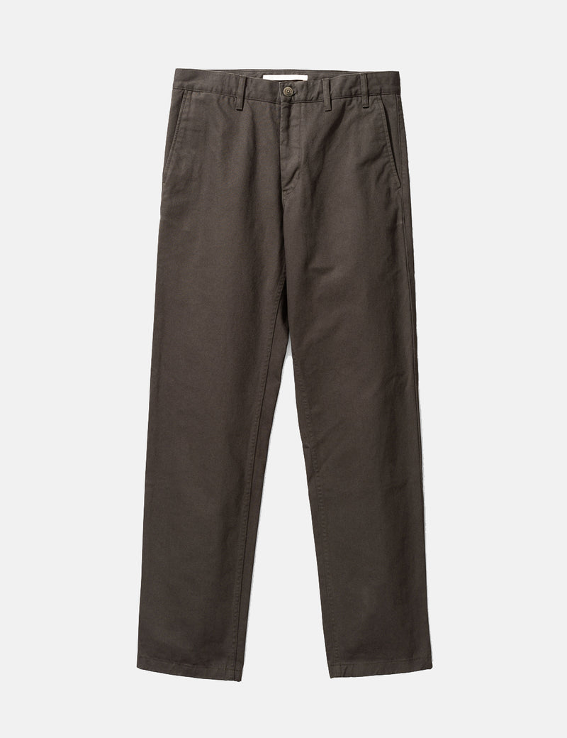 Norse Projects Aros Heavy Chino (Regular Fit) - Vert Hêtre