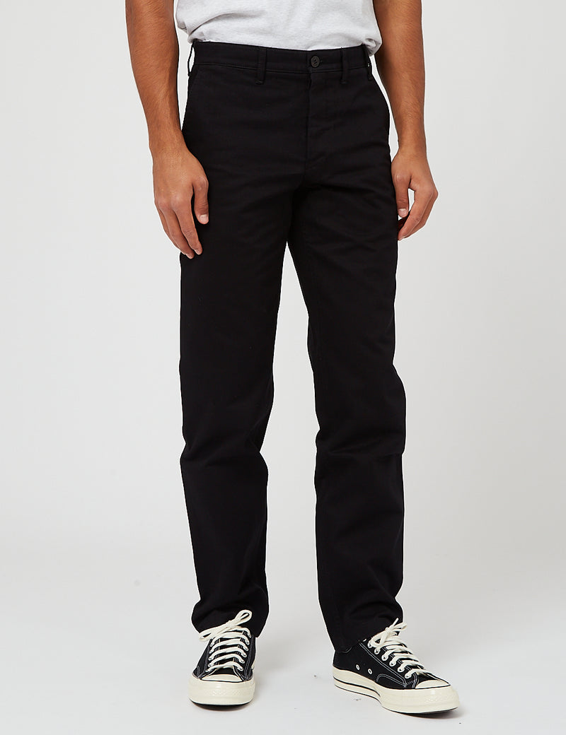 Norse Projects Aros Heavy Chino (Coupe Régulière) - Noir
