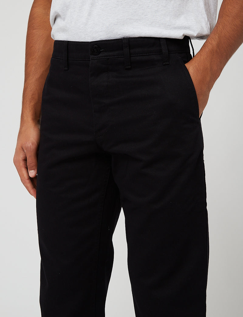 Norse Projects Aros Heavy Chino (Coupe Régulière) - Noir