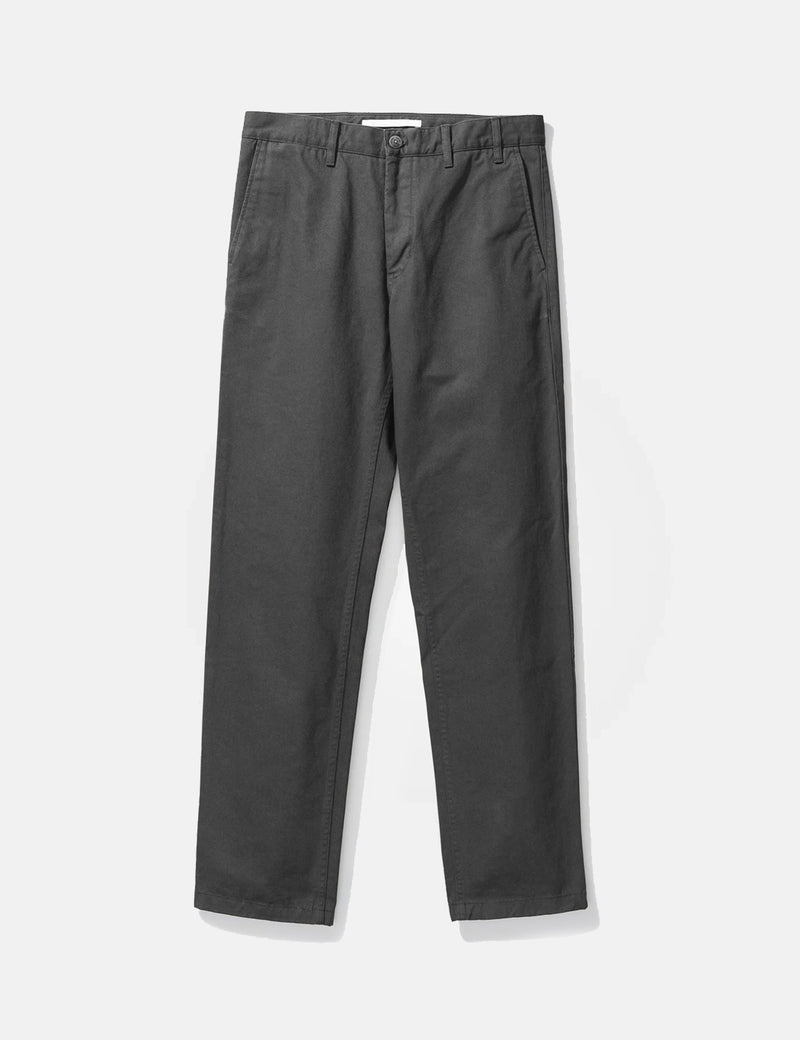 Norse Projects Aros Heavy Chino (Regular) - Gris Foncé