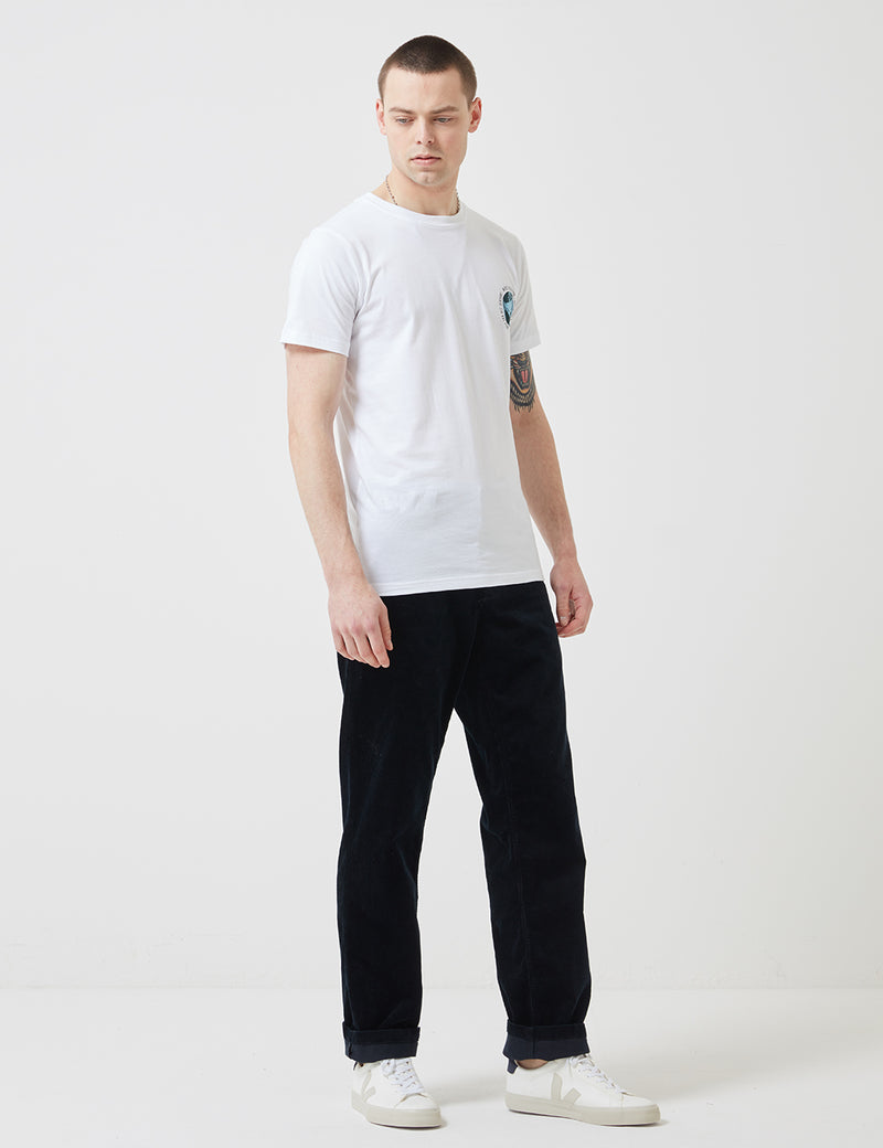 Norse Projects Aros Trousers (Corduroy) - Dark Navy Blue