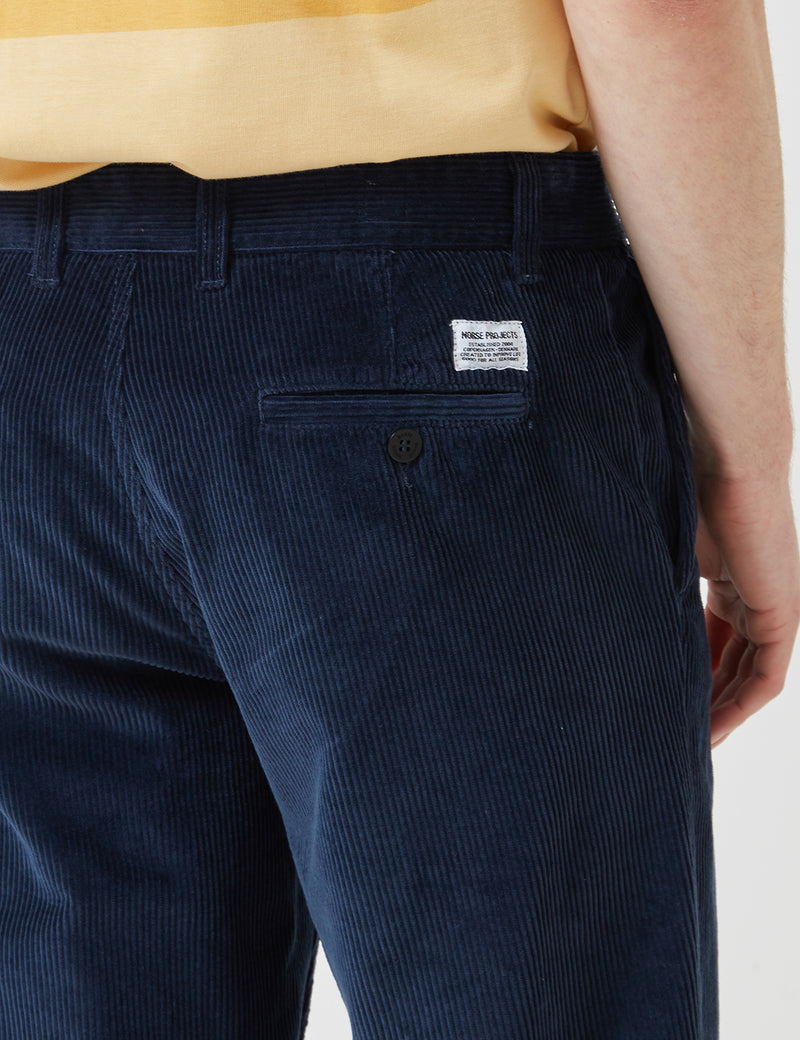 Norse Projects Aros CorduroyChino-エンサインブルー