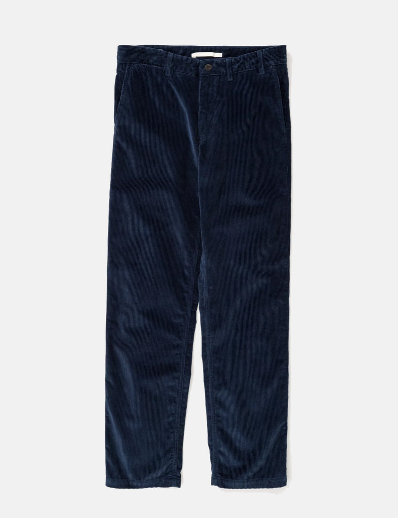 Norse Projects Aros Corduroy Chino - Ensign Blue