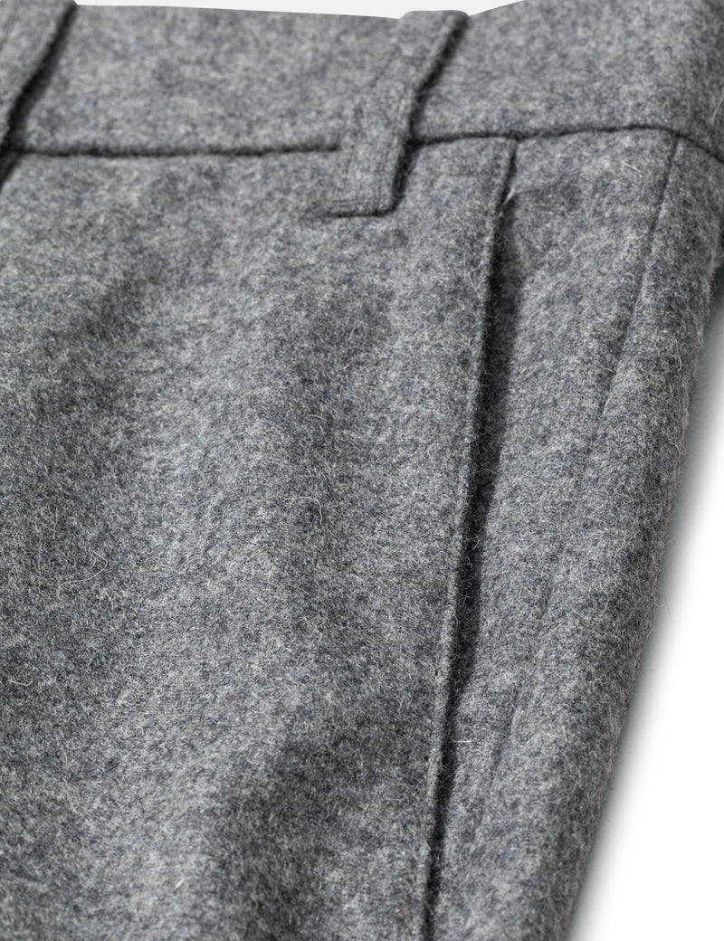 Norse Projects Aros Chino (Wool)-Charcoal Melange