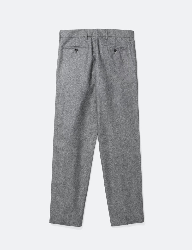 Norse Projects Aros Chino (Wool)-Charcoal Melange
