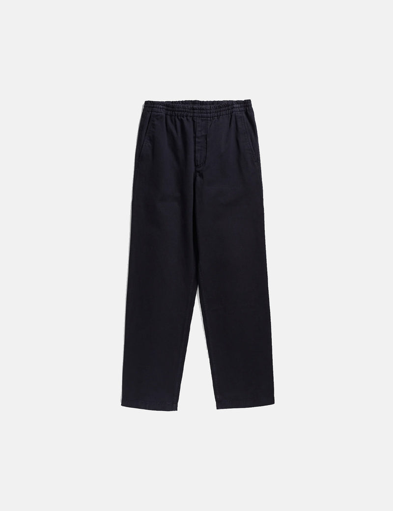 Norse Projects Evald Trousers Organic Twill（リラックス）-ダークネイビー