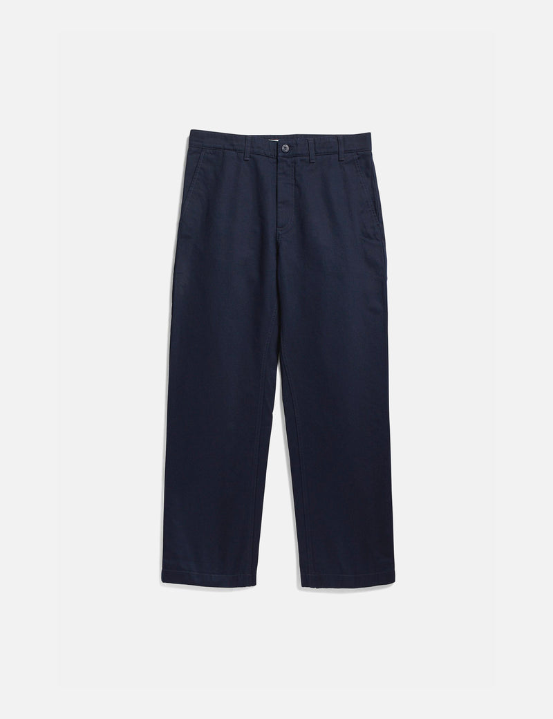 Norse Projects Lukas Heavy Trousers (Relaxed) - Dark Navy Blue