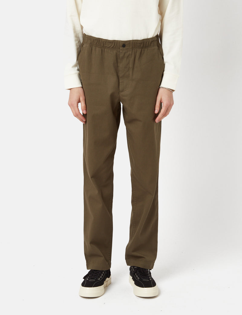 Norse Projects Ezra Light Stretch Trousers (Relaxed) - Ivy Green