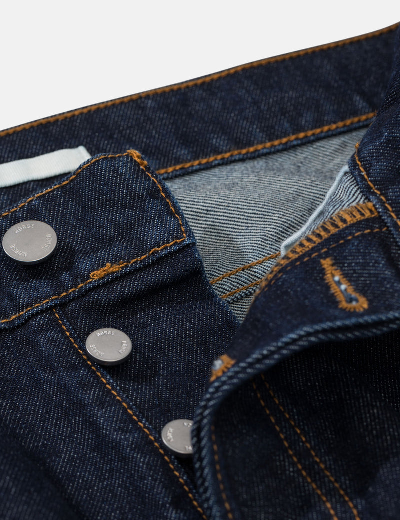 Norse Projects Slim Denim Jeans-인디고 블루