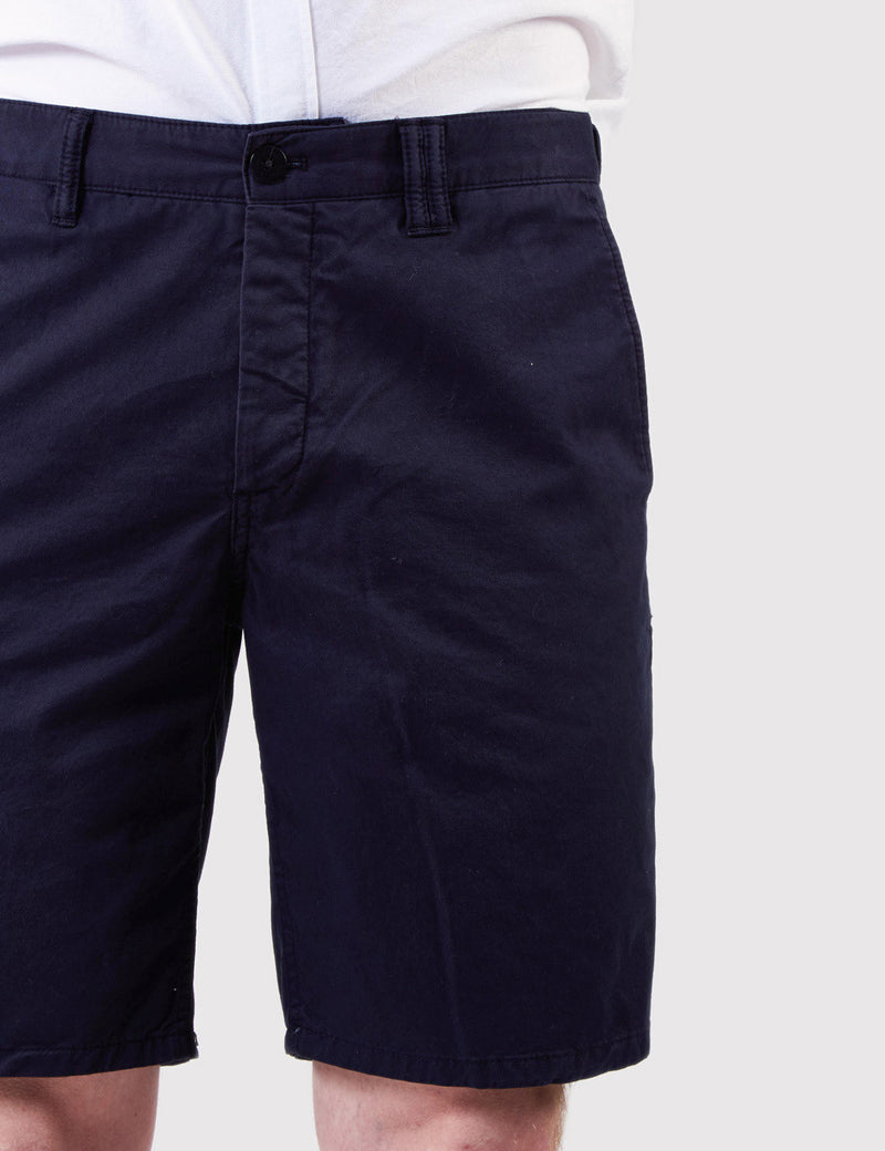 Norse Projects Aros Light Twill Shorts - Dark Navy Blue