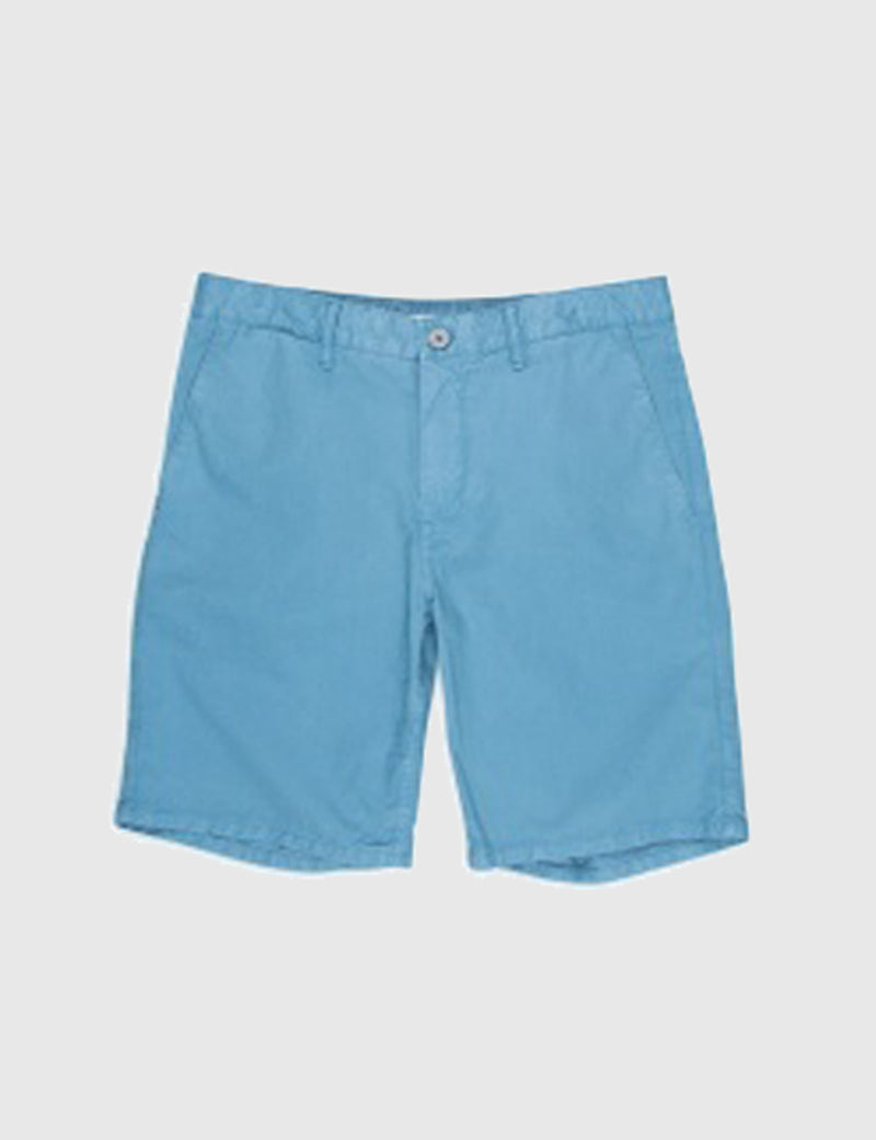 Norse Projects Aros Light Twill Shorts - Marginal Blue
