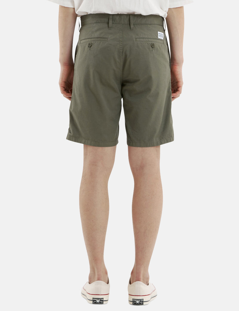 Norse Projects Aros Light Twill Shorts - Dried Olive