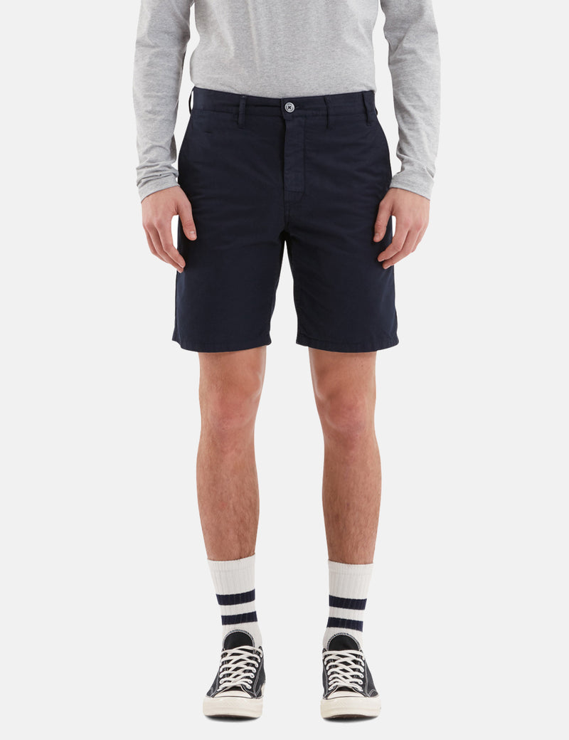 Norse Projects Aros Light TwillShorts-ダークネイビー