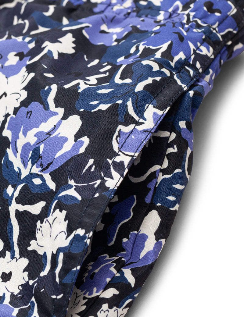 Norse Projects Hauge Swim Shorts (Liberty Print) - Dark Navy