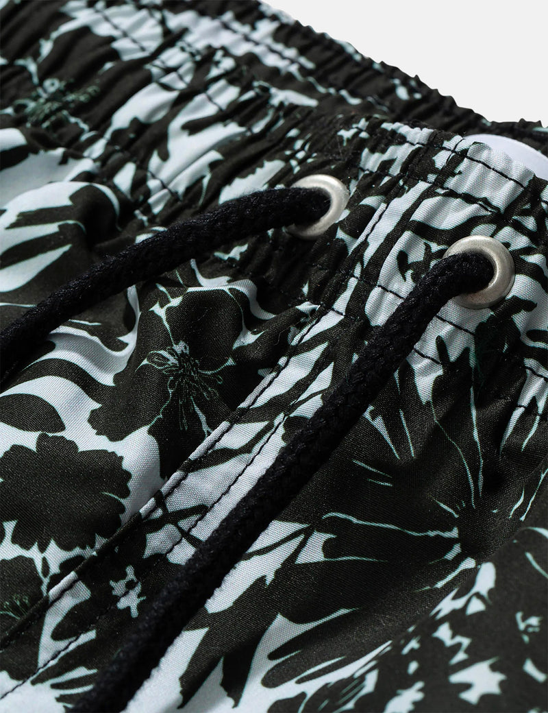 Norse Projects Hauge Flower Print Swim Shorts - Glacier Grey