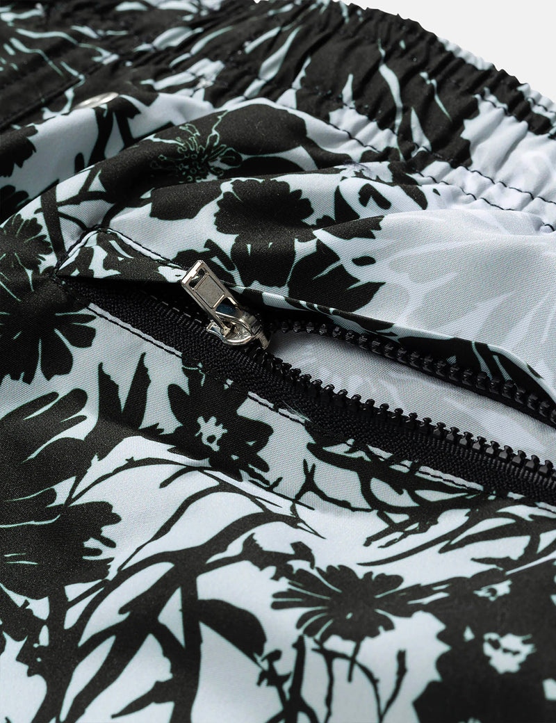 Norse Projects Hauge Flower Print Swim Shorts - Glacier Grey