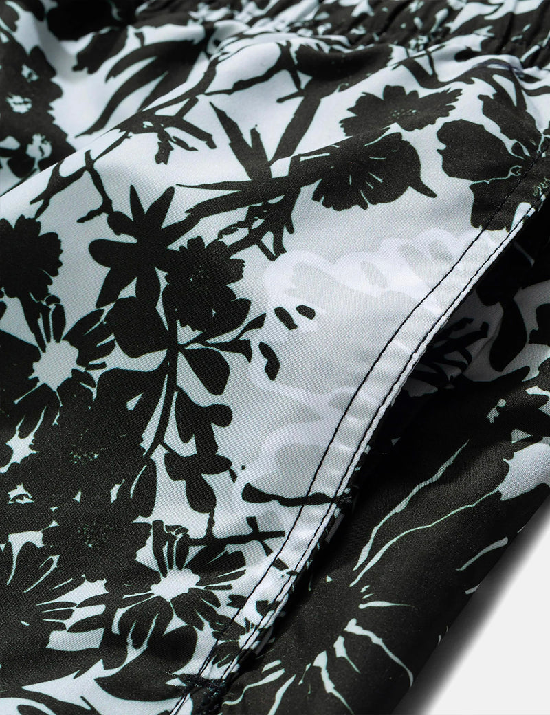 Norse Projects Hauge Flower Print Swim Shorts - Glacier Grey