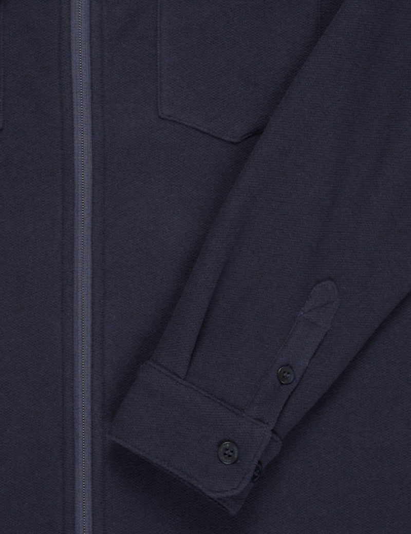 Norse Projects Jens Fleece Jacket - Dark Indigo