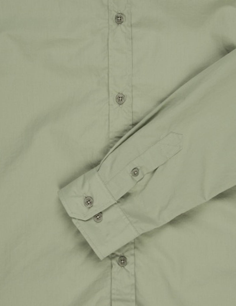 Norse Projects Osvald Poplin Shirt - Perimeter Green