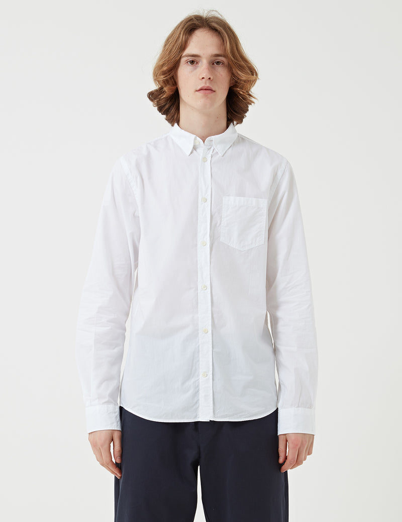 Norse Projects Anton Poplin Shirt - White