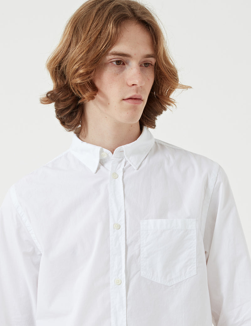 Norse Projects Anton Poplin Shirt - White