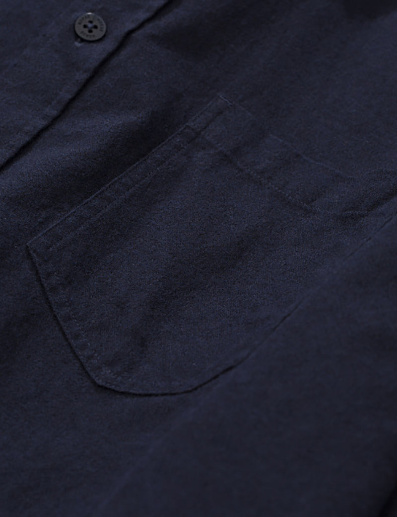 Norse Projects Hans Mouline Shirt - Navy Blue