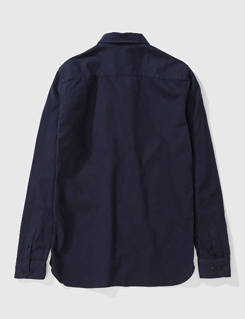 Norse Projects Hans Mouline Shirt - Navy Blue