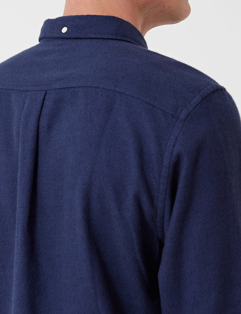 Norse Projects Hans Mouline Shirt - Navy Blue