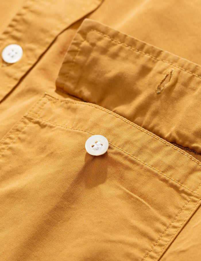 Norse Projects Villads Light Twill Overshirt-Montpellier Yellow