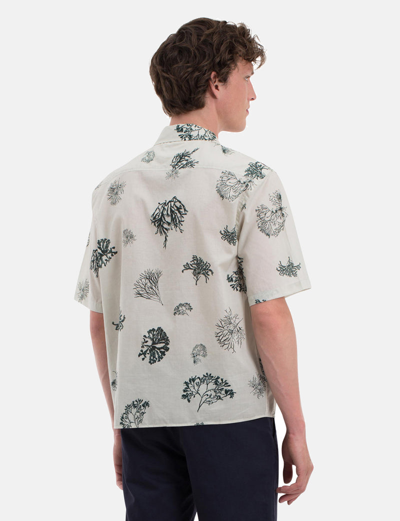 Norse Projects Carsten Print Shirt - Kit White