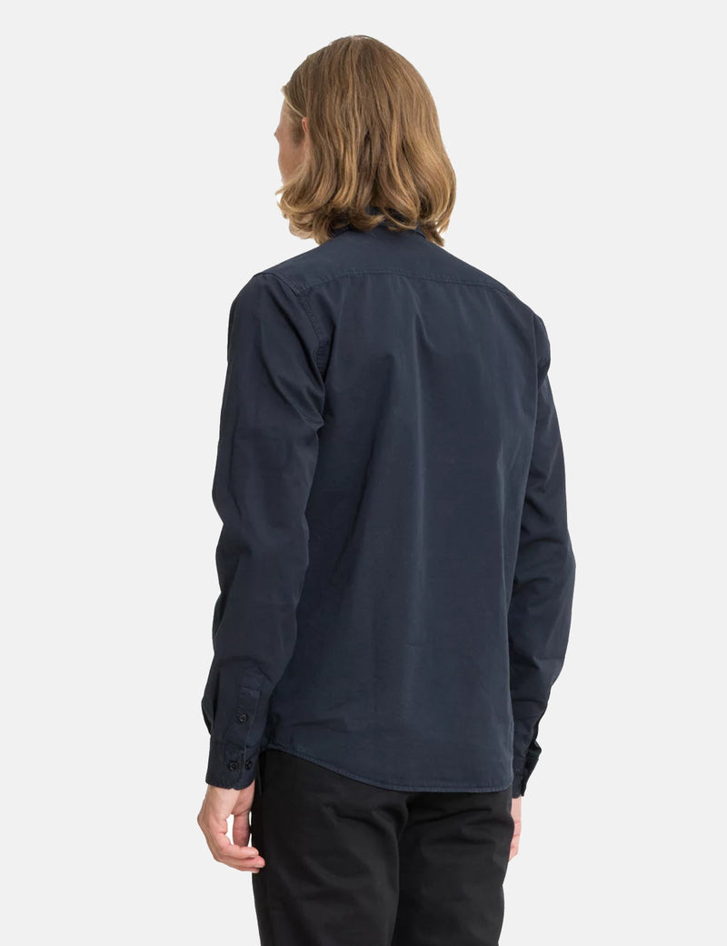 Norse Projects Anton Twill Shirt - Dark Navy Blue