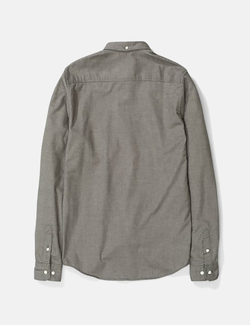 Norse Projects Anton Brushed Flannel Shirt - Sitka Green