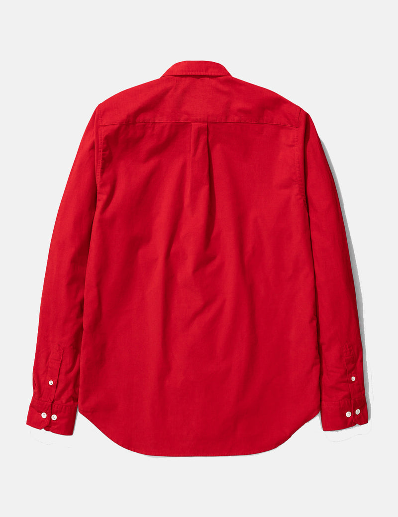 Norse Projects OsvaldCorduroyシャツ-AskjaRed