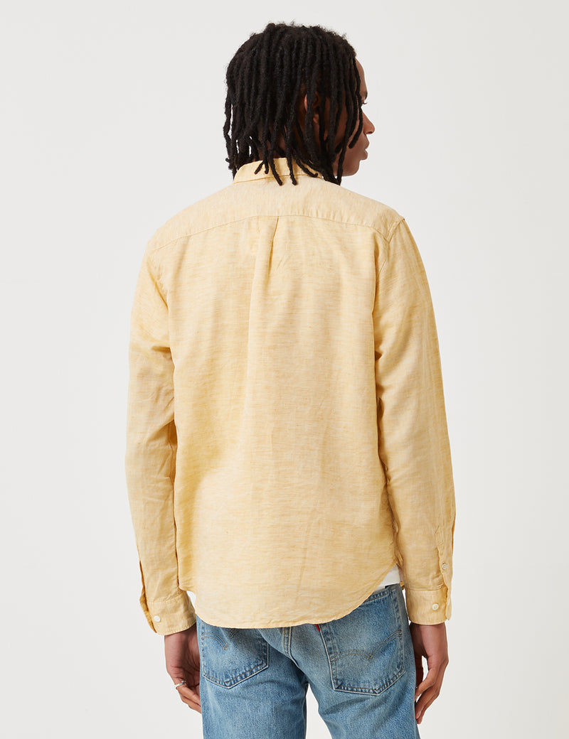 Chemise Boutonnée Norse Projects Osvald - Sunwashed Yellow
