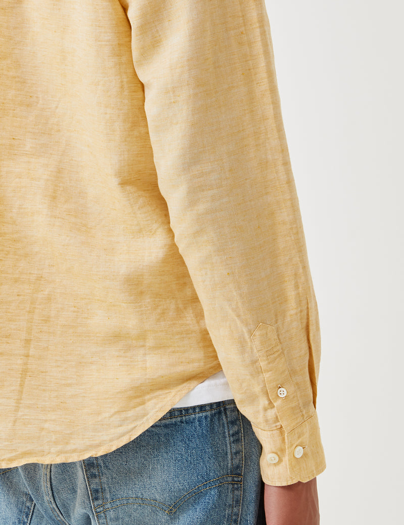 Norse Projects Osvald Hemd - Sunwashed Gelb