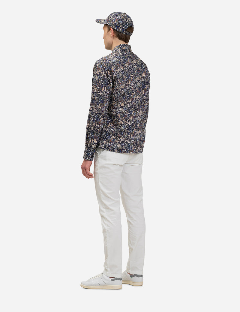 Norse Projects MadsLibertyプリントジャケット-アイビーグリーン
