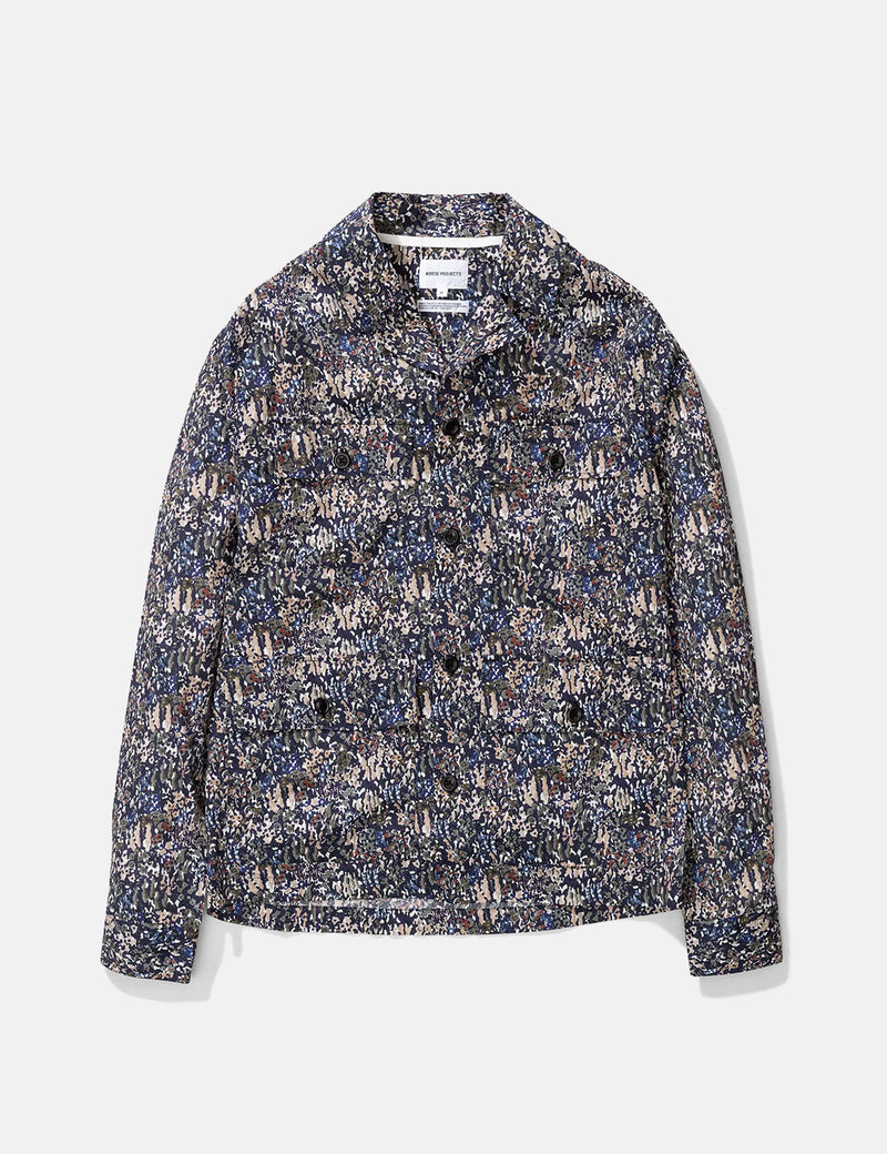 Norse Projects Mads Freiheit Print Jacke - Ivy Green