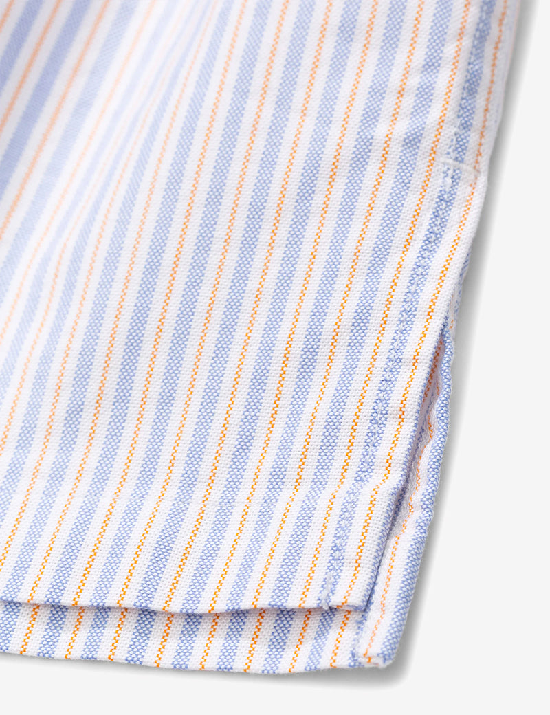 Norse Projects Oscar Oxford SS Shirt-Clouded Blue