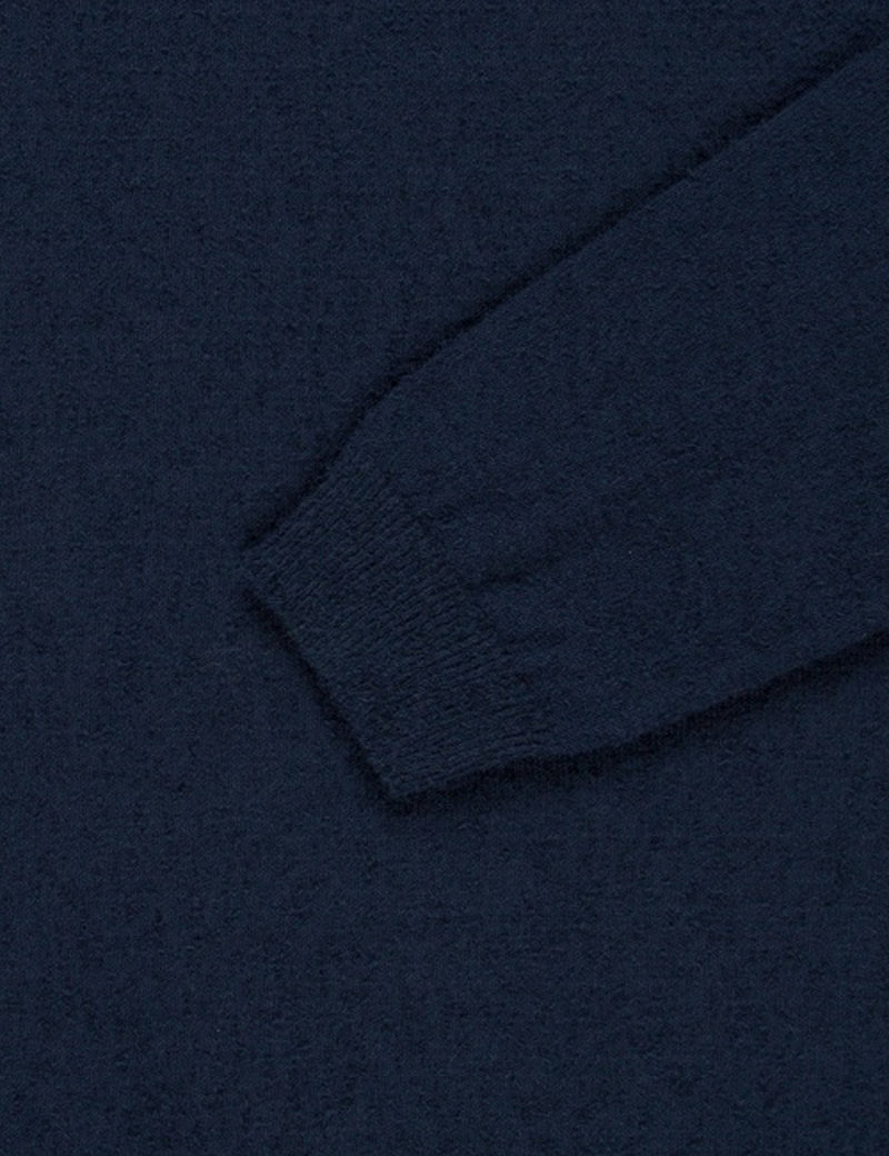 Norse Projects Birnir Texture Knit - Navy Blue