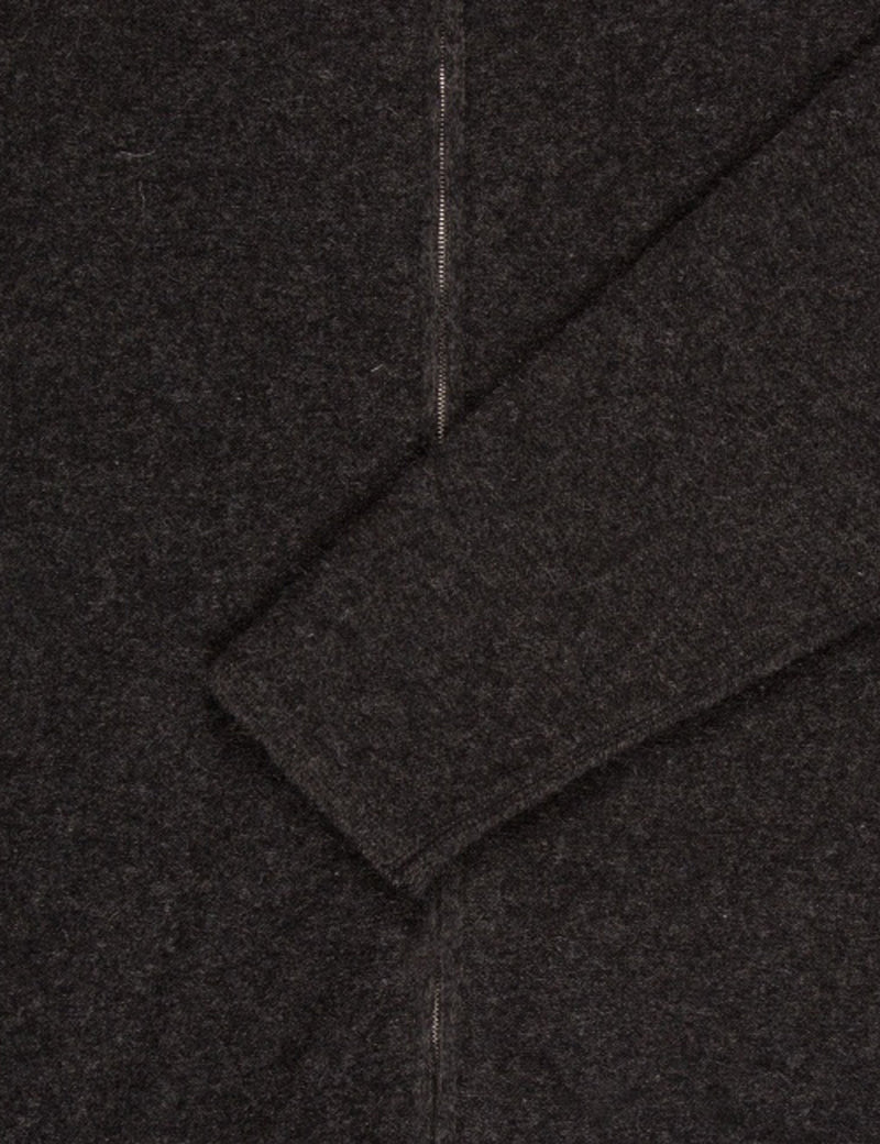Norse Projects Magne Zip Shirt - Charcoal