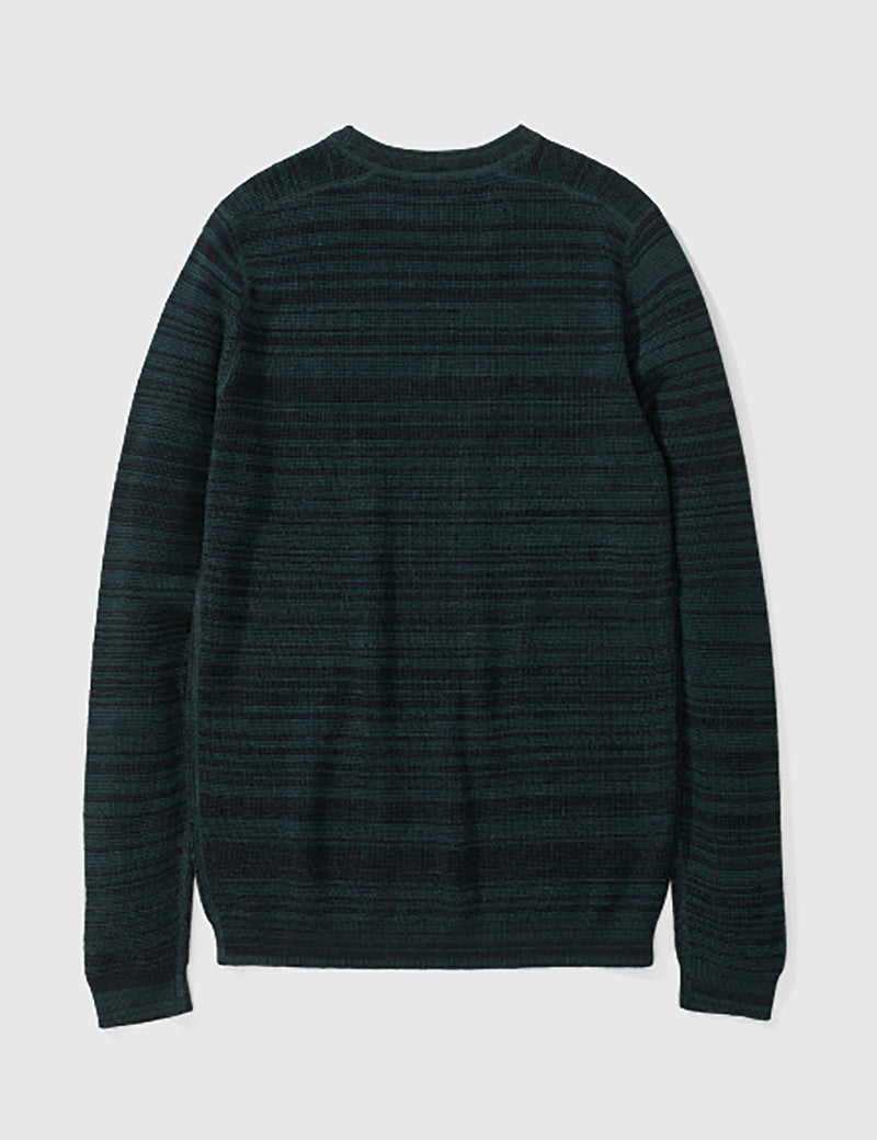 Norse Projects Lauge Waffle Knit Jumper - Moss Green