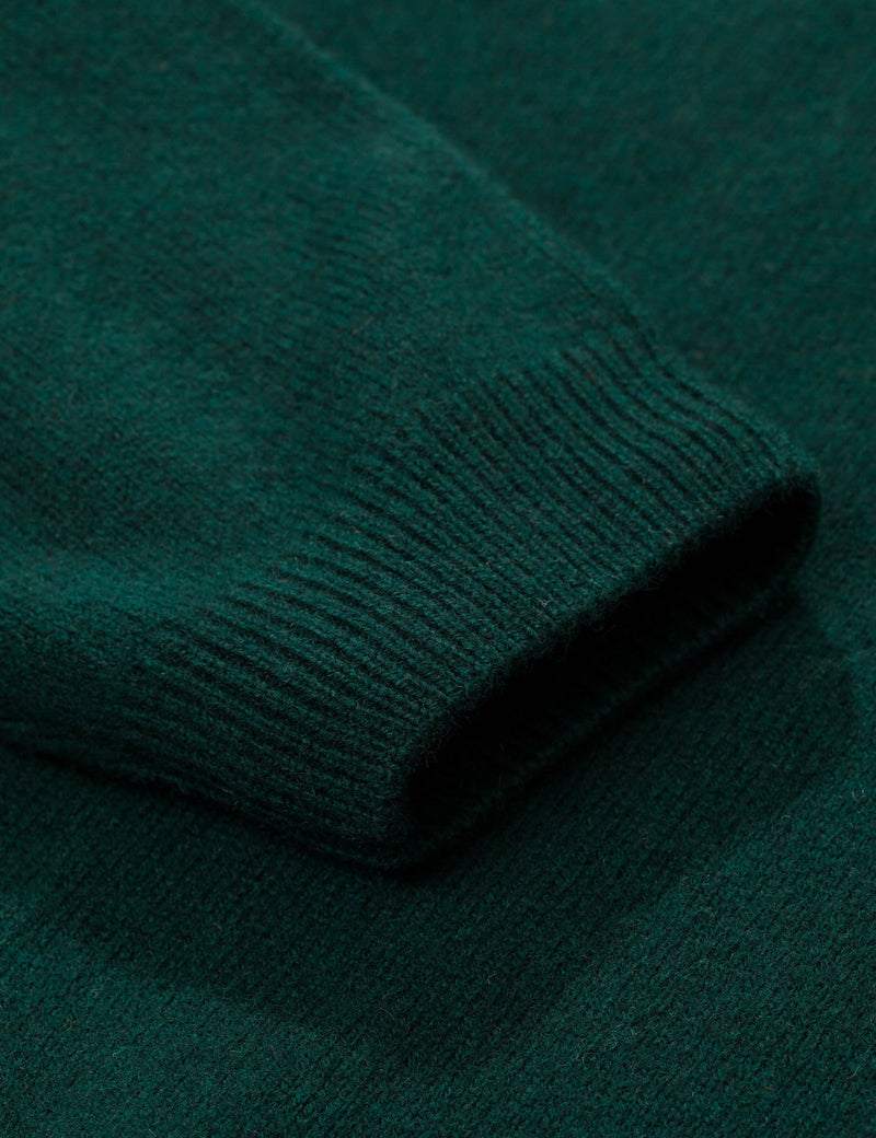 Norse Projects Sigfred Knit Sweatshirt（ウール）-クォーツグリーン