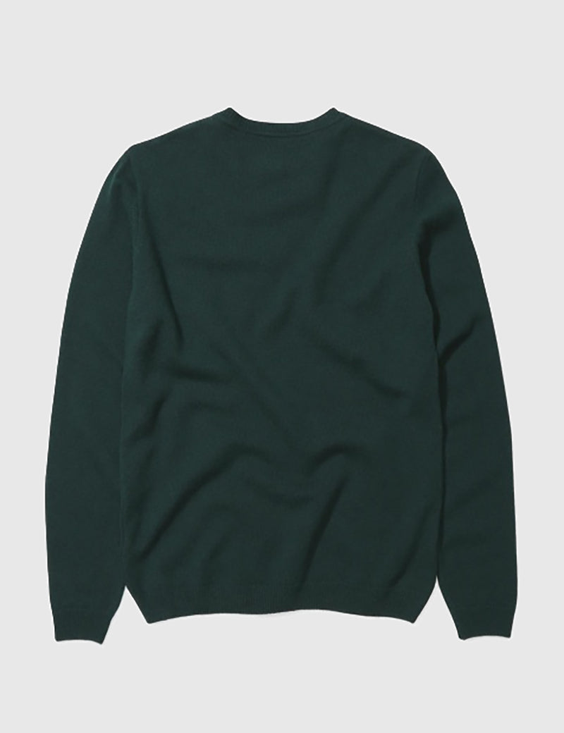 Norse Projects Sigfred Lambswool Jumper - Moss Green