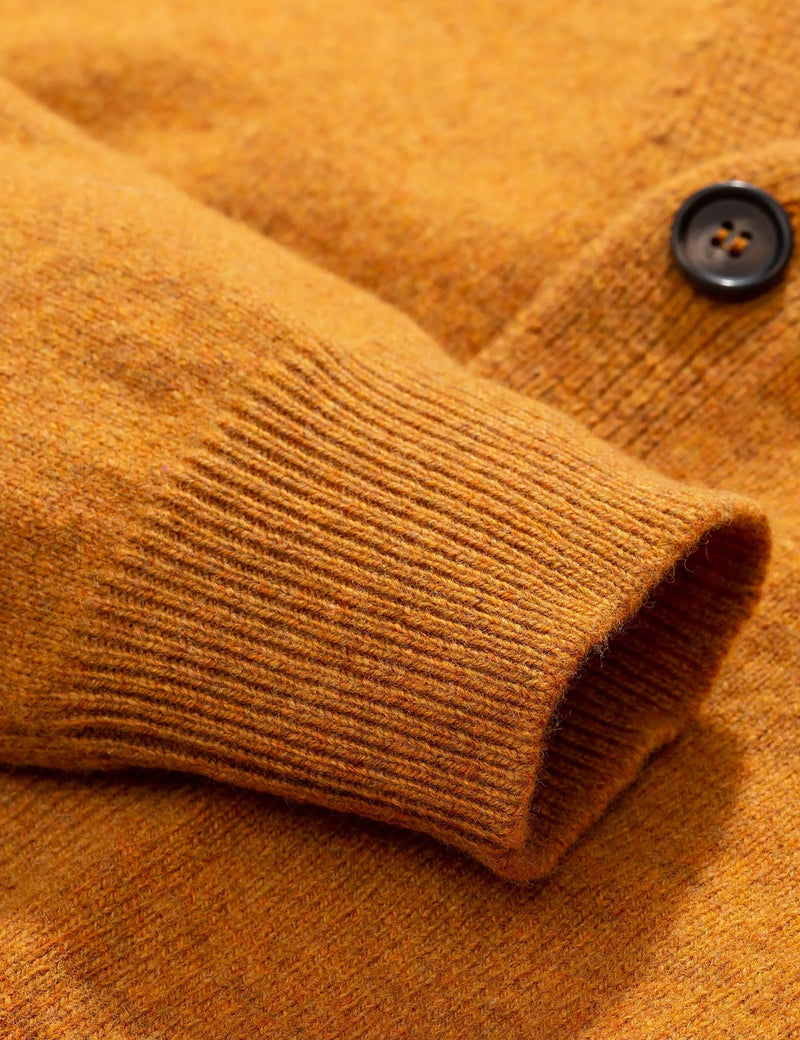 Norse Projects Adam Cardigan (Wool) - Montpellier Yellow