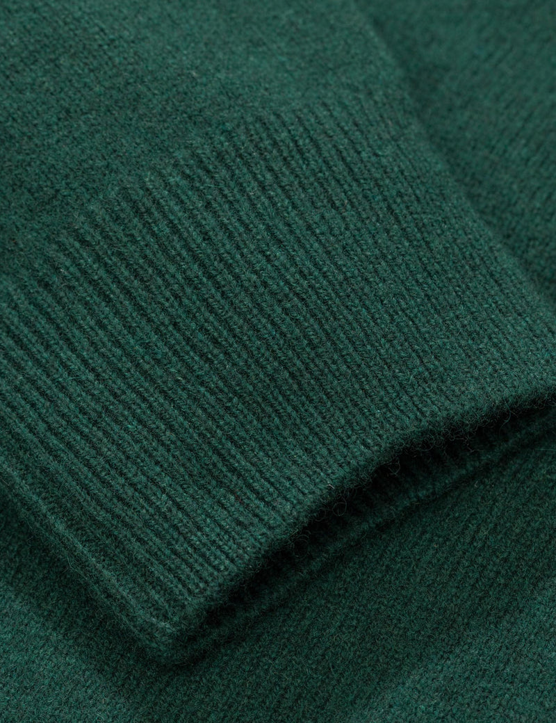 Norse Projects Adam Cardigan (Wool) - Quartz Green