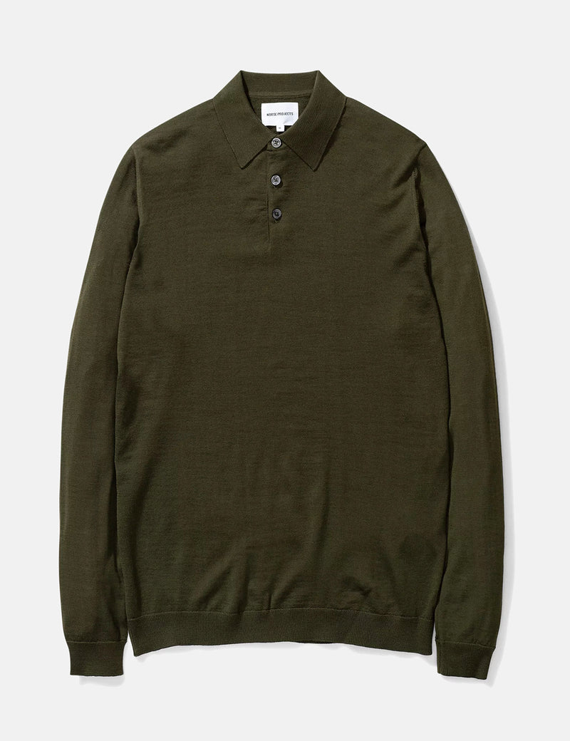 Norse Projects Johan MerinoPolo-ブナグリーン