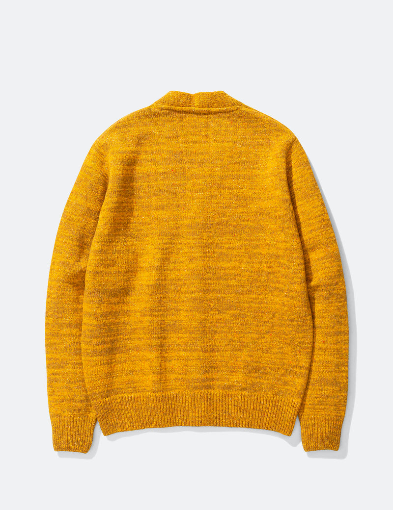 Norse Projects Adam Cardigan Neps - Montpellier Yellow